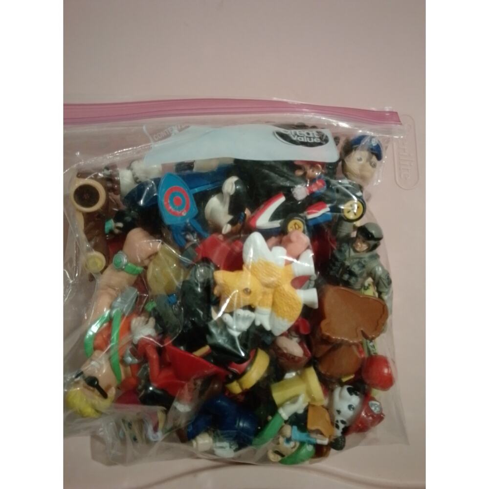 Lot of random toys vintage to now Disney play school Fisher-Price